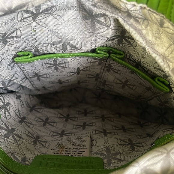 BODHI green leather hobo bag large - Picture 3 of 5